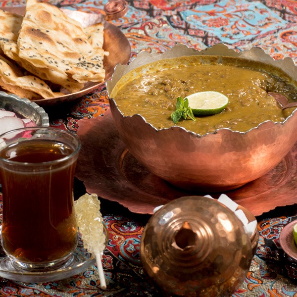 عدسی یک و نیم پرسی (بدون نان)